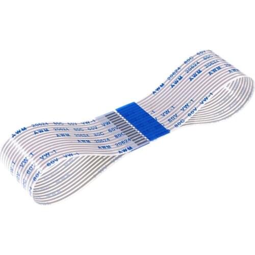 10pcs Flexible Flat Cable FFC 15 PIN 1.25 mm pitch Reverse Contact Sides 60 100 150 200 300 mm Length Type B Opposite