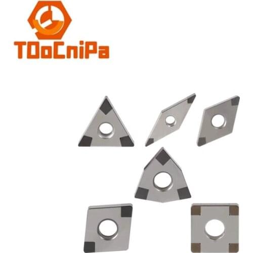10 pcs/lot Diamond CBN cubic boron carbide superhard CNC blade TNMG/WNMG quenched steel high-hard steel special cutter head