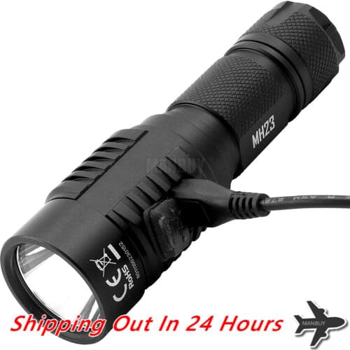 2020 Free Shipping NITECORE MH23 Rechargeable Torch 1800LM CREE XHP35 HD LED Waterproof Flashlight Without 18650 Battery Outdoor