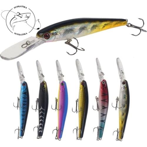 3D Eye 6Colors 12.5cm/13.5g Artificial ABS Plastic Hard Bait Sea Fishing Lure Outdoor 6#With Hook Bionic Bait Swim bait Lake