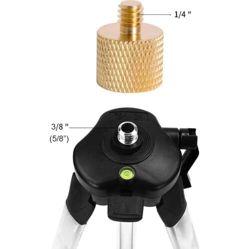 5/8'' to 1/4" adpater for 1/4 Thread 12 Lines Green Laser Level Tripod & Rangefinder 5/8" Tripod Stand Laser Leveling Device