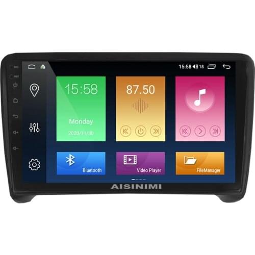 AISINIMI Android 10 Car Dvd Player navigation For Audi TT 2 8J 2006-2011- 2014 Car Audio Gps Multimedia Stereo Monitor