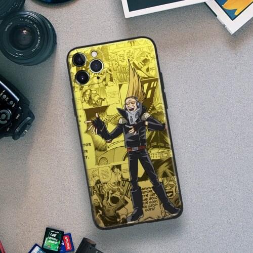 Hizashi Yamada My Hero Academia Anime Phone Case For IPhone 11 12 Mini Pro XS Max X XR 6s 7 8 Plus SE Soft TPU Glass Cover