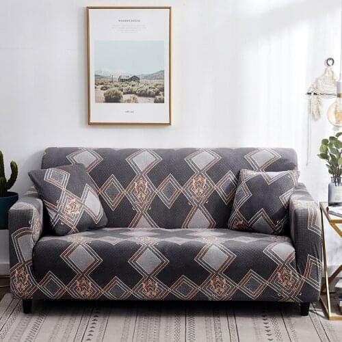 Elastic Sofa Cover Cotton All-inclusive Couch Cover for Living Room 1/2/3/4 Seater Stretch Slipcover L Shape Corner Sofa Spandex