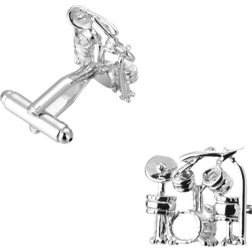 KC-530 Luxury shirt Silvery Drum drum cufflink for mens Brand cuff buttons cuff links High Quality abotoaduras Jewelry