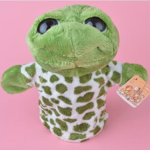 25cm Turtle hand puppet plush toy, Stuffed Baby / Kids Doll Toy Gift Free Shipping