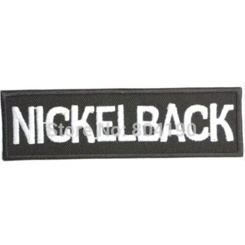 NICKELBACK Music Band Embroidered Iron On Patch Tshirt TRANSFER MOTIF APPLIQUE Rock Punk Badge Hats