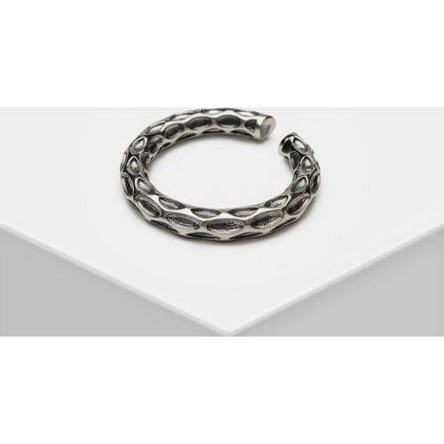 AMORITA Simple Pop Design 925S for Unisex Open Ring