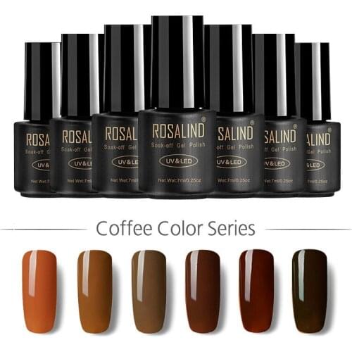 Gel nail polish set for machine for nail art decorations 7ml Coffee Purple Colors UV semi permanent nail Polish varnish