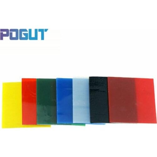 7pcs/pack Art Bullseye Glass for Making Glass Jewelry DIY In Microwave Kiln