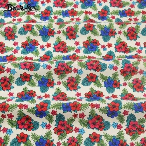 Booksew Cotton Poplin Fabric Bedding Home Decoration Patchwork Clothing Dress Crafts Fat Quarter Meter Shirt Quilting Pillows