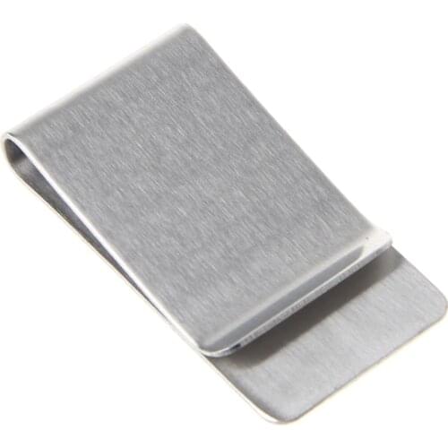 Slim High Quality Slim Money Clip Credit Card Holder Wallet New Stainless Steel