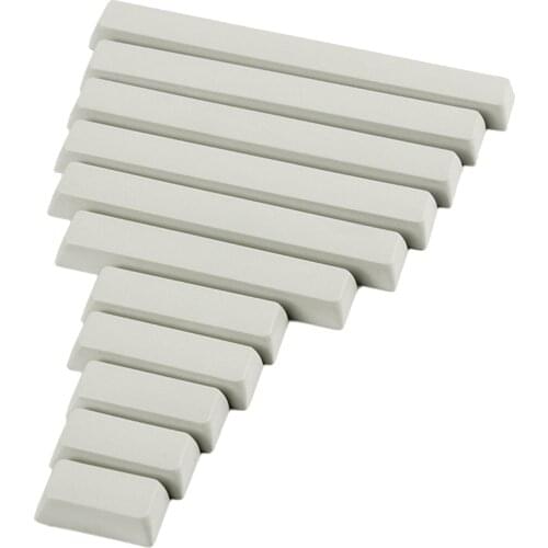 XDA Profile Blank Spacebar Key Light Gray PBT GK61 Keycaps For Mechanical Keyboard GMMK Keychron ID80 Razer Corsair SA GMK DIY