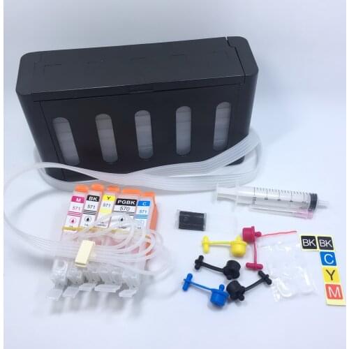 YOTAT 5Color PGI-570XL CISS ink cartridge PGI-570 CLI-571 for Canon PIXMA MG7750 MG7751 MG7752 MG7753 MG6850 TS6050 TS6051