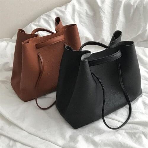 2021 New Design Women Hand Bag Ins Popular Retro Messenger Bag Simple Single Shoulder Bag for Girls Ladies Soft Leather