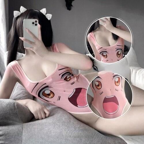 Sexy Lingerie Bodysuit Anime Cosplay Outfits for Women Girls Kawaii Cute Body Suit Cartoon Roleplay Costumes One Piece Bodysuits