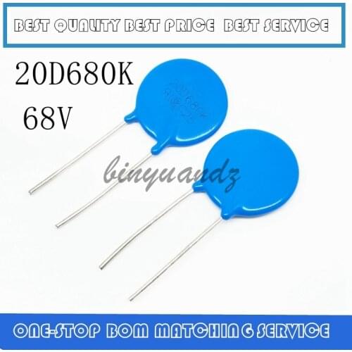 20PCS Varistors 20D680K 68V