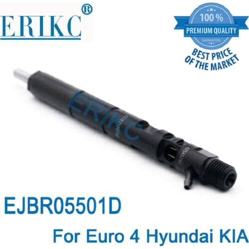 33801-4X450 ERIKC EJBR05501D Diesel Engine Common Rail Injectors Assy Full Set Injection EJBR0 5501 for Euro 4 Hyundai KIA