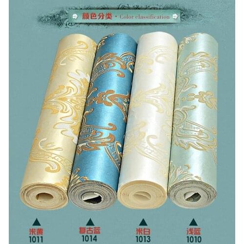 3d stereo luxury traditional europe style wallpaper Home decor for tv background sofa background non-woven wall paper