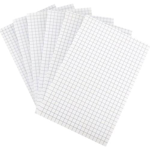4A Grid Sticky Notes,4 in x 6 in,Large Size,The Adhesive On Shorter Side,White Paper With Black Grid,Self-Stick Notes,4A GR4066