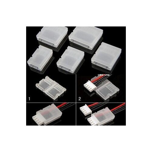 5pcs Model lithium battery balancing head protector AB buckle clip 2s 3s 4s 6s rc parts Plug Connector Protector