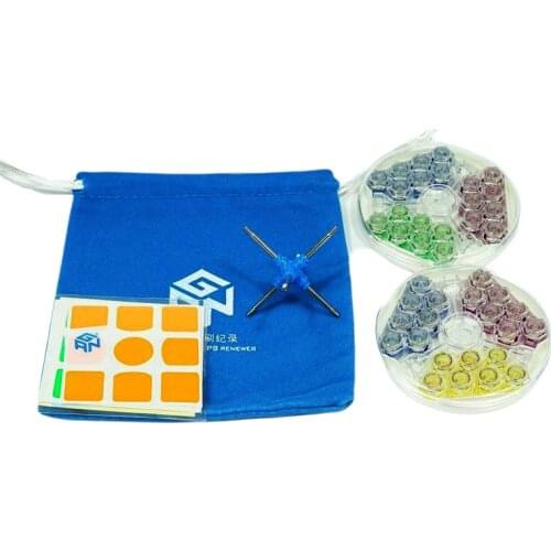 GAN accessories 3x3x3 cube stickers springs bag for gan356 air sm or gan 356 air Magic Cube Puzzles Flannel Gan cube Bags