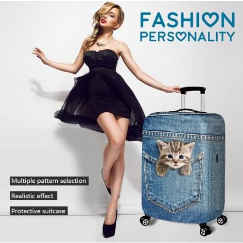Luggage Case Travel Suitcase Trolley Case Protective Cover Dust Cover Elasticity 18-32 Inch Thick Wear-resistant