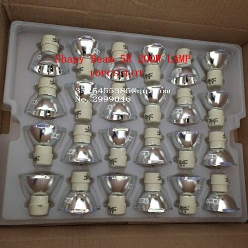 Free Shipping Shapy Beam 5R 200W LAMP Moving Beam 200 Lamp 5r Beam Scan 200 5r Metal Halide Lamps MSD Platinum 5R Halogen Lamp