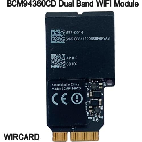 WIRCARD Dual band 1750Mbps BCM94360CD 802.11AC WIFI wireless Bluetooth 4.0 bcm94360cd native card Airdrop for Hackintosh Mac OS