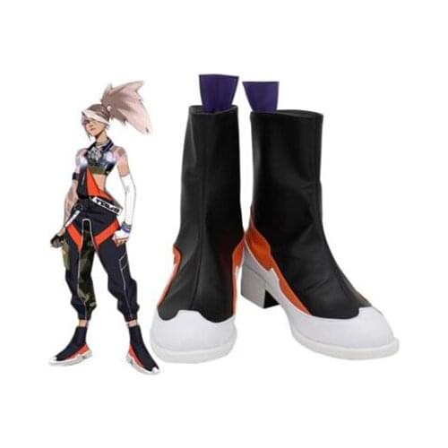 LOL True Damage Akali Cosplay Boots Shoes Women Leather Shoes Game Costume Customized Accessories Halloween Party Shoes