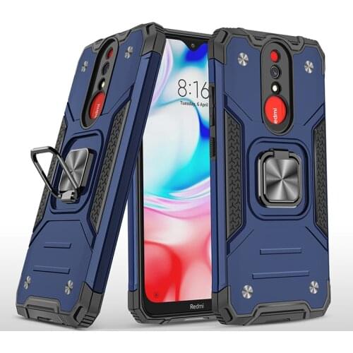 For Redmi 8A case Redmi 8A Shockproof Armor Cases For Xiaomi Redmi 8 8A 9 9A Mi CC9 pro Note 10 Lite Magnetic ring Holder Case