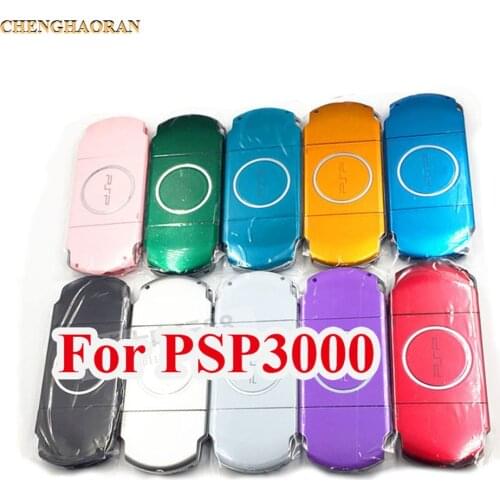 OEM 10colors 1set Black/White/Silver/Red/Teal/Gold Shell Case Housing For PSP3000 PSP 3000 Replacement cover For PSP Console