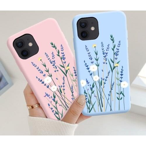 Floral Cute Color Silicone Phone Case For Huawei P40 P30 Lite Pro P20 P Smat Plus 2018 2019 Phone Coque Soft Back Cover