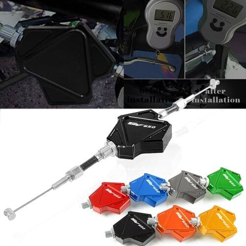 For SUZUKI SV650 SV 650 2016 Motorcycle Accessories 1 Set Stunt Clutch Pull Cable System CNC Aluminium Easy Pull Clutch Lever