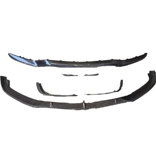 FD style carbon fiber front bumper lip for W205 c63 C-Class