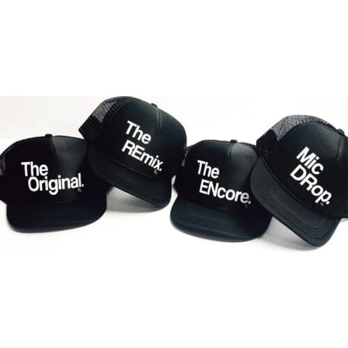 Daddy and Me family hat cotton adjustable brathable mesh sports cap for summer letter printing baseball cap for trucker