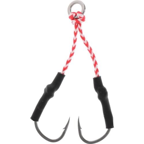 Jig Assist Hooks Carbon Steel Fishing Hooks Deep Sea Fishing Tackle Accessories Tool