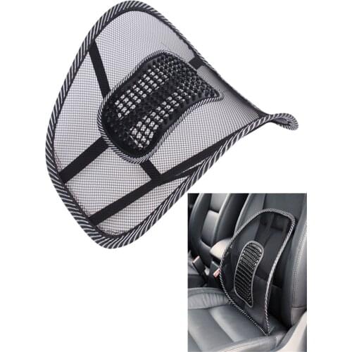 New car waist cushion car Back Lumbar Support Massage Beads For Car Seat Chair Massage Cushion