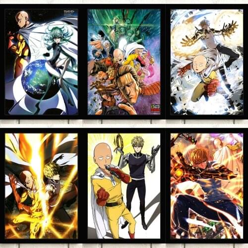 Cartoon Anime One Punch Man Diamond Painting Embroidery Full Round Square Cross Stitch Kits Diamond Mosaic Home Decoration