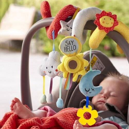 Soft Infant Crib Bed Stroller Toy Spiral Baby Toys For Newborns Car Seat Educational Rattle Baby Towel Education Toys For Baby