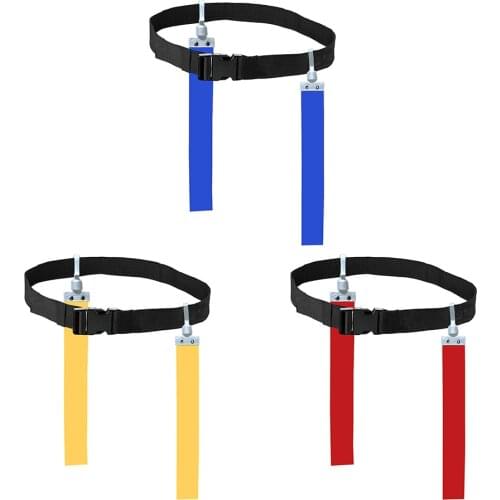 Flag Football Set Premium Football Gear Flag Football Belt Football Tag Belts Waterproof And Durable For Training With 2 Logos