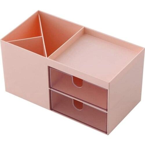 Desk Storage Box,Mini Desk Storage For Office Supplies, Toiletries, Crafts Desk, Vanity, Tabletop In Home Or Office
