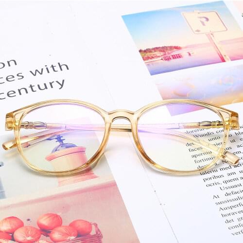 2019 New Oval Myopia Eyeglasses Frames Women/Men Clear Lens Glasses Frames Spectacles Eye Glasses Frame For Mens/Womens