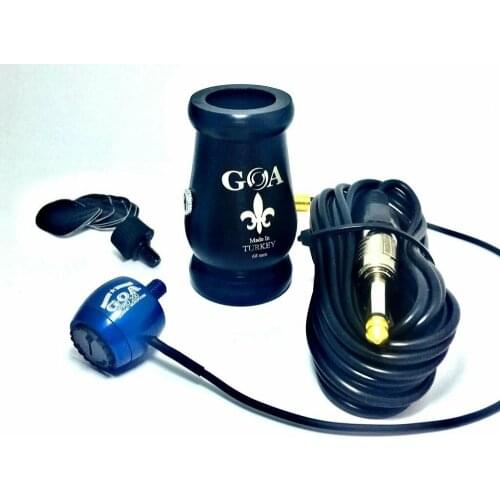 Goa Pro200 Volume Series Professional Clarinet Microphone Set 68 mm Fat Baril Cable Burner Audio Octave Wireless Made In Turkey