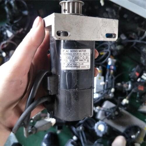 SGMAH-01A1A-AD11 SERVO MOTOR , used in good condition . 80% appearance new , good working , free shipping
