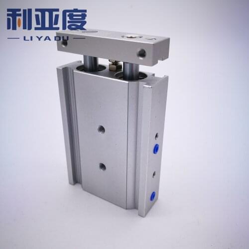 SMC type CXSM15-10 CXSM15-20 CXSM15-30 CXSM15-40 CXSM15-50 double cylinder / double shaft cylinder / double rod cylinder