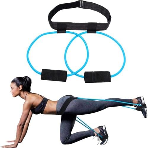 Fitness Booty Bands Set Resistance Bands for Butt Legs Muscle Training Adjust Waist Belt Elastic Bands Pedal Exerciser Workout