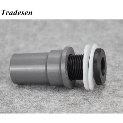 Inner Diameter 20 -50mm Fish Tank Drainage Joint Pipe Connectors Width Style Clamp 0~50mm Thicken Glass Aquarium Tube Fittings