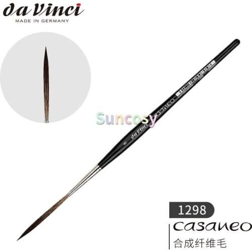 Da Vinci Watercolor Series 1298 Casaneo New Wave Sythetics, Long Round Head Watercolor Brush, Urban Sketching