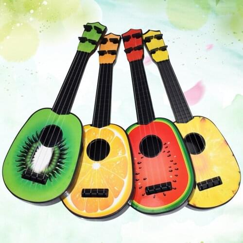1Pc Children Kids Learn Guitar Mini 4 String Cute Fruit Ukulele Children Kids Musical Instruments Educational Ukulele Toys Gifts